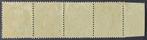 Frankrijk 1870 - Napoléon III Lauré, 1 c. vert brons, band, Gestempeld