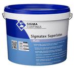 Sigma Superlatex - RAL 9005 ZWART - 5 liter (MUURVERF LATEX), 5 tot 10 liter, Zwart, Nieuw, Ophalen of Verzenden
