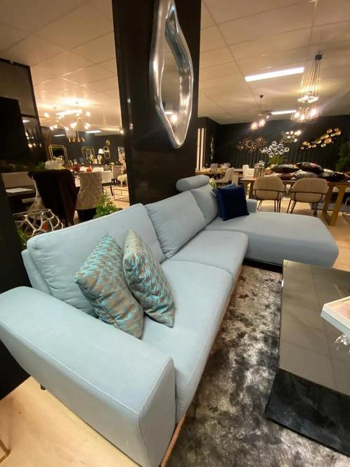 Hoekbank Skandi Hemels Blauw, Huis en Inrichting, Banken | Bankstellen, Nieuw, Ophalen