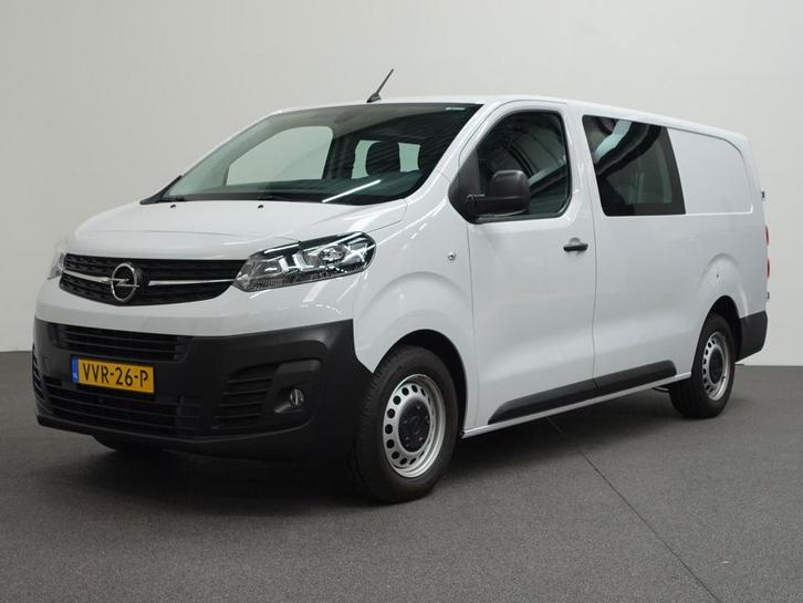 Opel Vivaro L3H1 Edition Dubbele Cabine, Auto's, Bestelauto's, Lease, Grijs, Handgeschakeld, Wit, Financial lease, Stof, Diesel