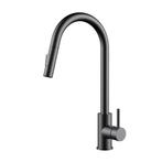 Keukenkraan GUN METAL Uittrekbaar Nieuw Design ook in GOUD, Ophalen of Verzenden, Nieuw, Rvs, Kraan