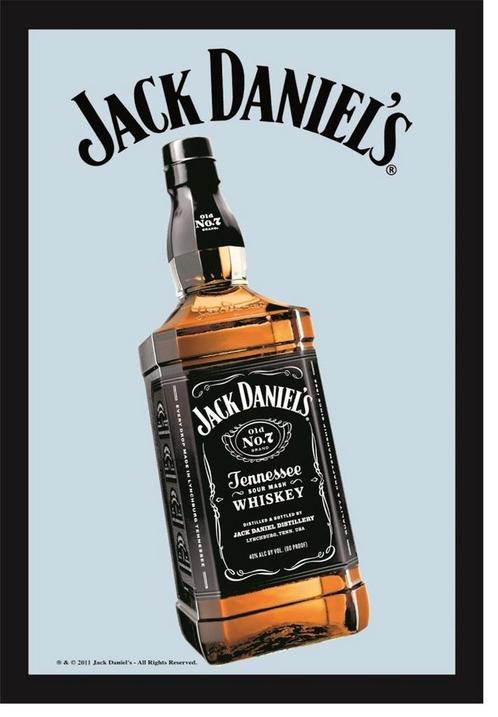 Jack Daniels fles spiegel, Verzamelen, Merken en Reclamevoorwerpen, Nieuw, Ophalen of Verzenden