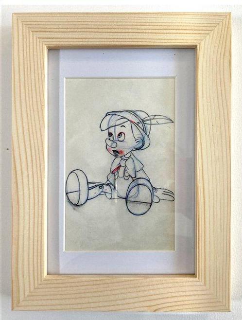 Pinocchio Officiële Walt Disney-reproductie INGELIJST -, Boeken, Strips | Comics