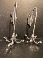 Unieke draaibare wandkapstok 2 x - Kapstok (2) - Chroom -