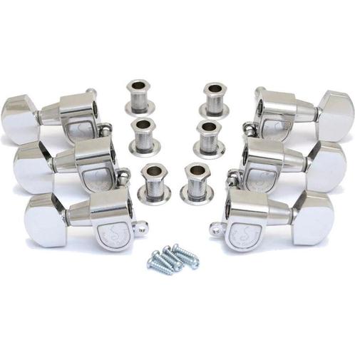 Schaller M6 180 3L/3R Chrome stemmechanieken voor gitaar, Muziek en Instrumenten, Instrumenten | Onderdelen, Verzenden
