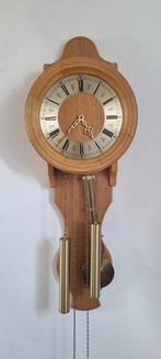 Wandklok - FHS Franz Hermle & Sohn - Hout, Messing -, Antiek en Kunst