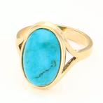 Ring - 14 karaat Geel goud Turquoise