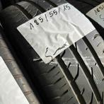 2 x Continental PremiumContact 2 185-55-15 Zomerbanden 5mm, Auto-onderdelen, Banden en Velgen, Gebruikt, 15 inch, Band(en), Personenwagen