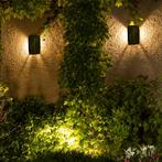 Solar up down wandlamp Njord met warm wit licht, Tuin en Terras, Zonne-energie, Kunststof, Verzenden, Minder dan 50 watt