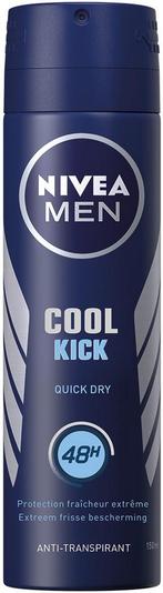 NIVEA MEN COOL KICK DEO SPRAY SPUITBUS 150 ML, Verzenden, Nieuw