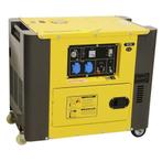 Diesel generator set geluidsgedempt 230V 6kVA, Doe-het-zelf en Verbouw, Verzenden, Nieuw
