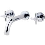 Xellanz Cross Wastafelkraan Inbouw - Compleet Chroom, Ophalen of Verzenden, Nieuw