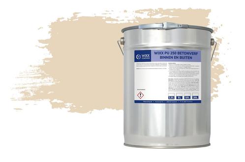 Wixx PU 250 Betonverf Buiten en Binnen RAL 1015 | Ivoorwit, Doe-het-zelf en Verbouw, Verf, Beits en Lak, Verf, Wit, Nieuw, 5 tot 10 liter