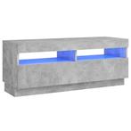 TV Meubel 100cm Grijs - OP = OP - LED Verlichting!, 100 tot 150 cm, Nieuw, Ophalen of Verzenden, Minder dan 100 cm