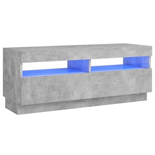 TV Meubel 100cm Grijs - OP = OP - LED Verlichting!, Huis en Inrichting, Kasten | Televisiemeubels, 25 tot 50 cm, Nieuw, Overige houtsoorten