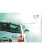 2002 AUDI A4 AVANT INSTRUCTIEBOEKJE ITALIAANS, Auto diversen, Handleidingen en Instructieboekjes