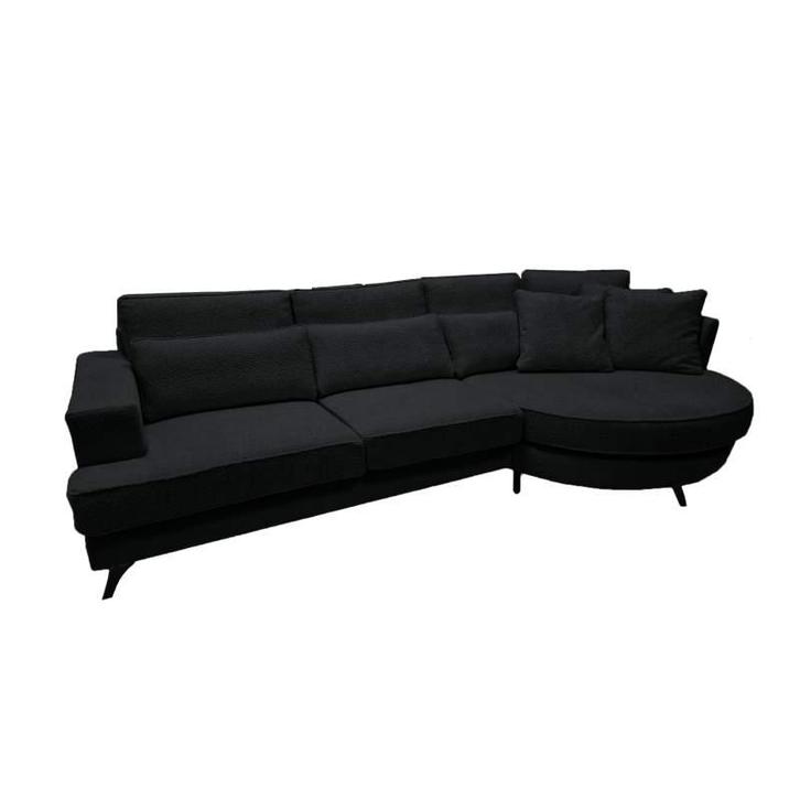Loungebank Clinge - loungebanken - Zwart, Huis en Inrichting, Banken | Sofa's en Chaises Longues, Nieuw, Stof