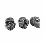 Skul Head Sculpture 17x11x11cm (Set Of 3 Pcs), Huis en Inrichting, Nieuw, Ophalen of Verzenden