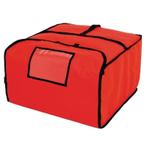 Pizza tas groot polyester rood | 510x510x305(h)mm Vogue, Verzenden, Nieuw in verpakking