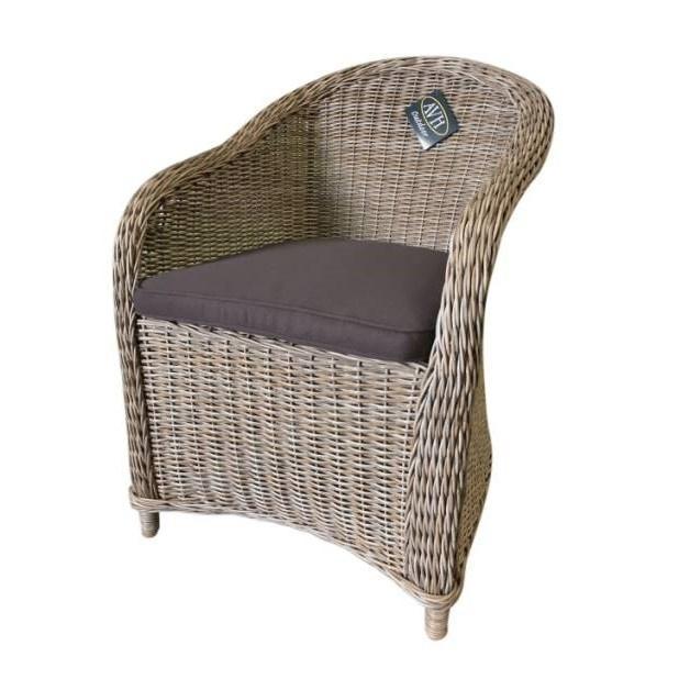 Chester dining tuinstoel bruin, Tuin en Terras, Tuinstoelen, Nieuw, Wicker, Ophalen of Verzenden