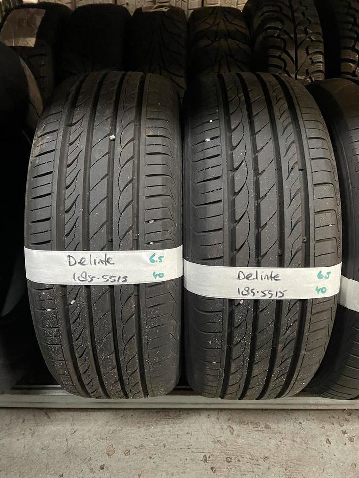 185-55-15 Delinte Zomerbanden 6.5mm Incl Montage 185 55 15, Auto-onderdelen, Banden en Velgen, 15 inch, Zomerbanden, 185 mm, Personenwagen