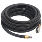 Luchtslang hybride 2 m rubber en pvc zwart (Gereedschap)