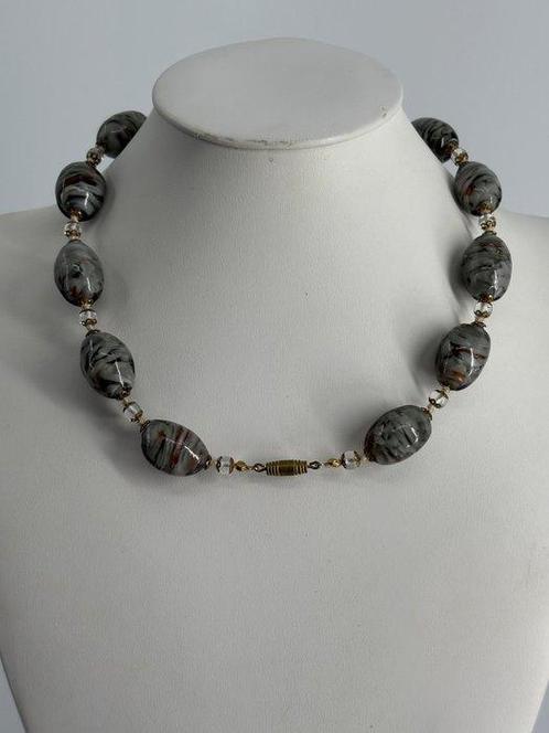 Murano-glas - Halsketting - ketting met Murano-parels, Antiek en Kunst, Antiek | Glas en Kristal