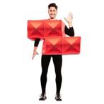 Tetris kostuum rood, Hobby en Vrije tijd, Verzenden, Nieuw, Feestartikel
