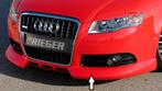 Rieger spoilerlip | A4 (8E) Typ B7: 11.04- (vanaf Facelift), Nieuw, Ophalen of Verzenden, Audi