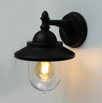 Buitenlamp zwart IP44 | Tuinverlichting lantaarn Digne | E27 beschikbaar voor biedingen