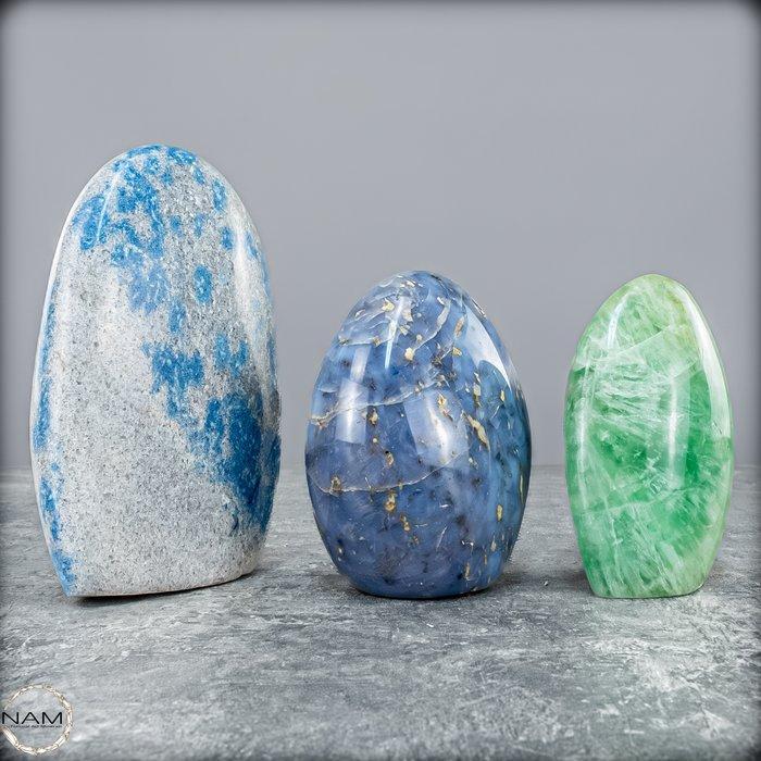 K2, Blauwe Kwarts & Fluoriet – helderheid, inzicht en, Verzamelen, Mineralen en Fossielen