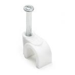 Kabelclip | Q-link | 6 mm (20 stuks, Rond, Wit), Doe-het-zelf en Verbouw, Elektra en Kabels, Verzenden, Nieuw
