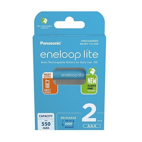 AAA R3 Panasonic Eneloop Lite 550mAh 1.2V Oplaadbare Batt..., Audio, Tv en Foto, Accu's en Batterijen, Nieuw, Verzenden