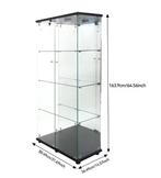 Glazen Vitrinekast met LED-verlichting – 4-Lagen Opbergkast, Huis en Inrichting, Kasten | Vitrinekasten, Verzenden, Nieuw