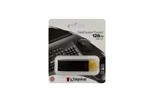Kingston DataTraveler Exodia 128GB USB 3.2, Computers en Software, USB Sticks, Nieuw, 128 GB, Ophalen of Verzenden