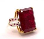 Zonder Minimumprijs - Statement ring - 9 kt. Geel goud,, Sieraden, Tassen en Uiterlijk, Antieke sieraden