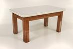 Kruk - Hout, Formica - Voetbank, trekrukje, Sc, Antiek en Kunst