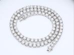 Ketting - 18 karaat Witgoud - 30.80ct. tw. Diamant