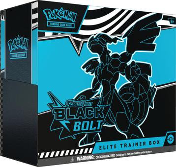 Pokémon TCG Scarlet & Violet Black Bolt-Elite Trainer Box beschikbaar voor biedingen