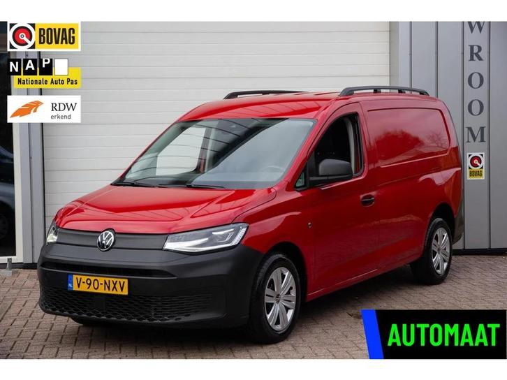 Zakelijke lease - Volkswagen Caddy Cargo Maxi 2.0 TDI 90kw, Auto's, Bestelauto's, Automaat, Financial lease, Rood, Volkswagen