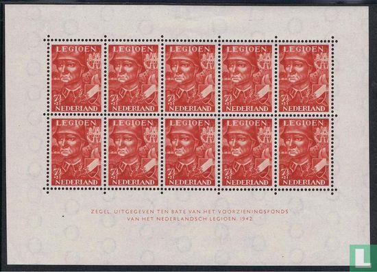 Voorzieningsfonds Nederlandsche legioen (BPM) - 1942, Postzegels en Munten, Postzegels | Nederland, Postfris, Verzenden