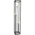 LED Vloerlamp - Trion Kandin - E27 Fitting - Vierkant - Mat, Huis en Inrichting, Lampen | Vloerlampen, Ophalen of Verzenden, Nieuw