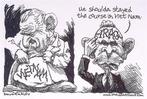 Pentekening Amerika - Vietnam en Irak (lijst optie), Antiek en Kunst, Verzenden