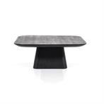 Salontafel Aron vierkant 80x80 - zwart, Huis en Inrichting, Tafels | Salontafels, Ophalen of Verzenden, Nieuw
