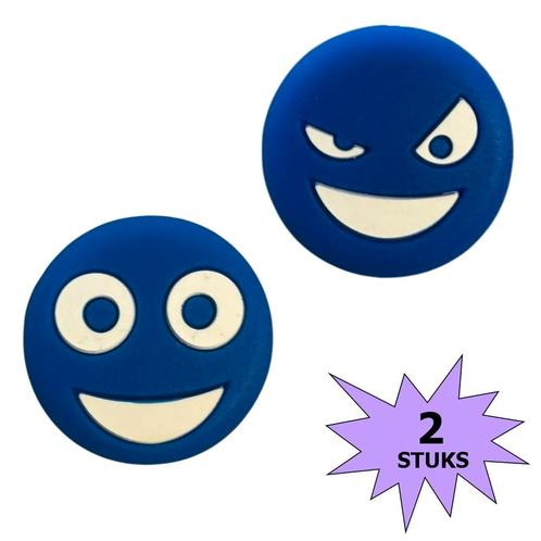 Fako Bijoux® - Tennisdemper - Emoji - Tweezijdig - Blauw - 2, Sport en Fitness, Tennis, Verzenden