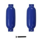vidaXL Bootstootkussens 2 st 69x21,5 cm PVC blauw, Verzenden, Nieuw