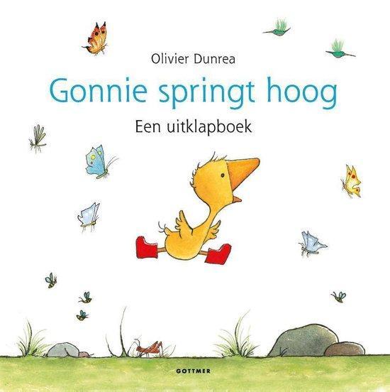 Boek: Gonnie springt hoog -Een uitklapboek - (als nieuw), Boeken, Kinderboeken | Baby's en Peuters, Zo goed als nieuw, Verzenden