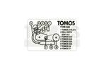 Tomos Type frame sticker Blok S25, Fietsen en Brommers, Brommeronderdelen | Algemeen, Nieuw, Verzenden