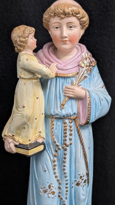 Beeld - Heilige Sint Antonius van Padua met kindje Jezus -, Antiek en Kunst, Antiek | Boeken en Bijbels