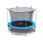 Trampoline - 252 cm - blauw - met ladder en binnenrand ne..., Kinderen en Baby's, Speelgoed | Buiten | Trampolines, Ophalen of Verzenden